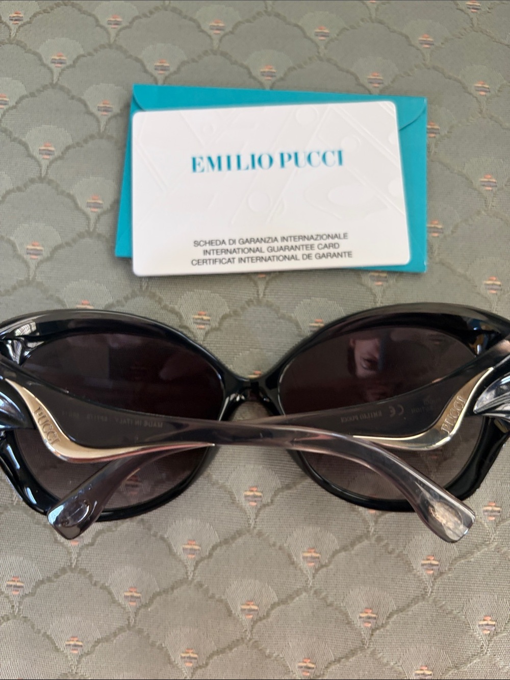 Emilio Pucci Black Gradient Sunglasses Made in Italy. - Picture 6 of 7
